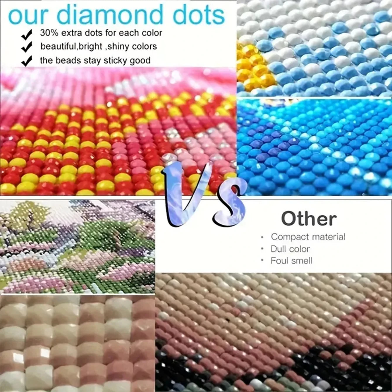 DIY Diamond Painting Kit – Leuchtturm & Meeresblick | 3 Größen | Vollbild