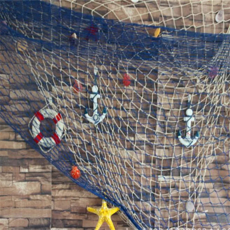 Dekoratives Fischernetz Wanddeko – 100x200 cm im Maritimen Stil