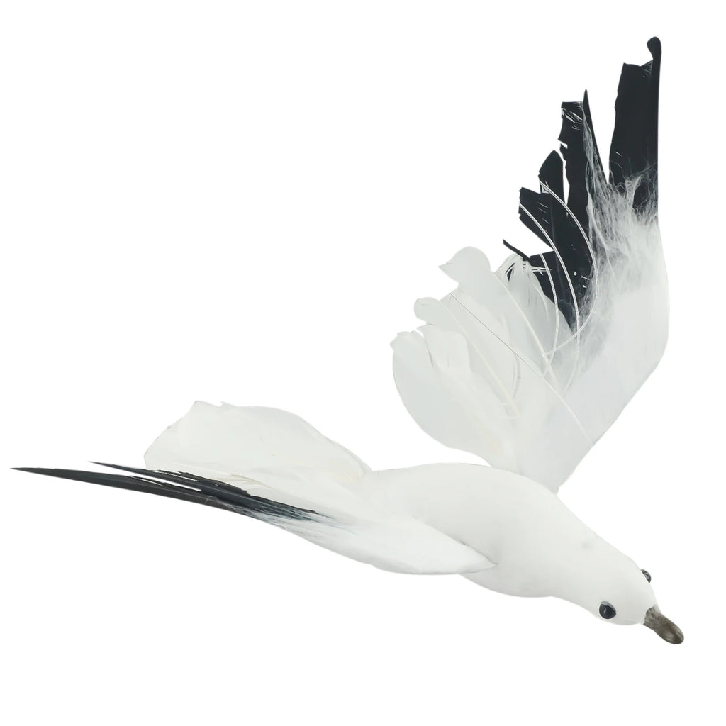 Deko-Möwe aus Schaumstoff – realistische Vogelfigur für Haus und Garten