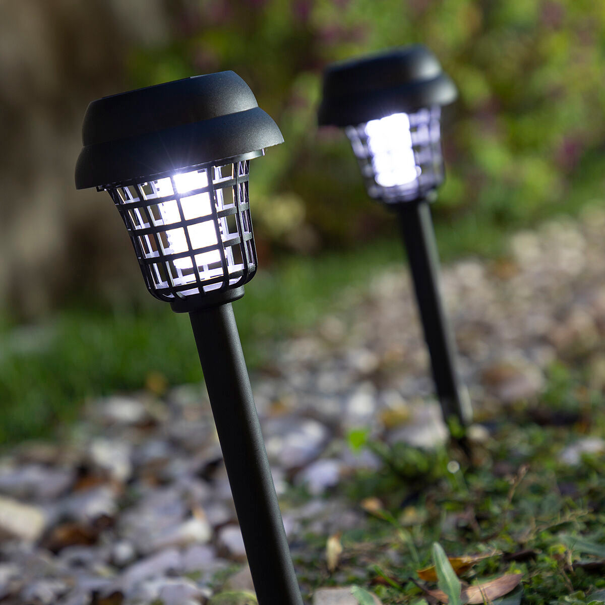 Innovagoods Solarbetriebene Lampe Für Den Garten Gegen Mücken Garlam Innovagoods